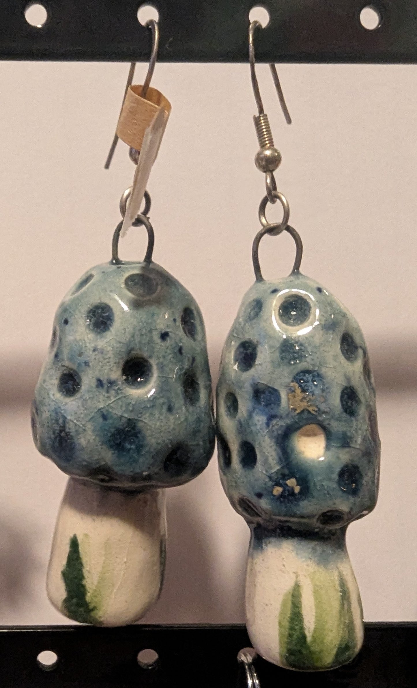 Ceramic Mushroom Earring