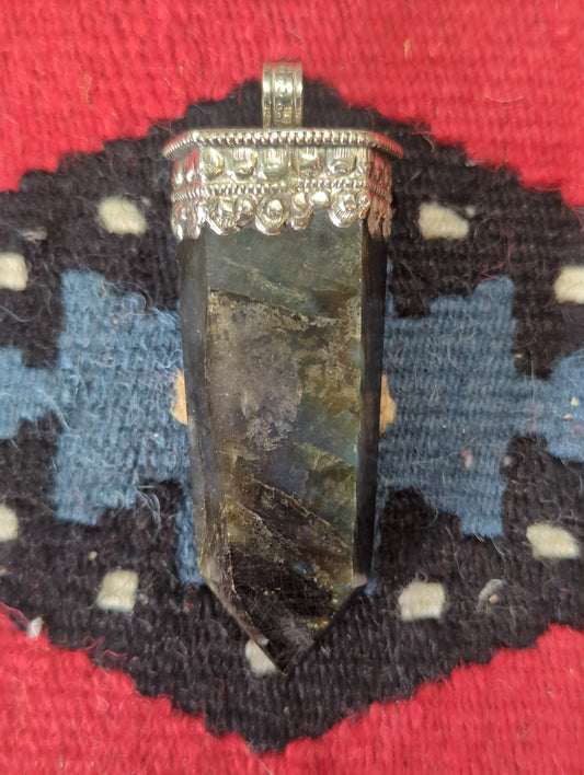 Labradorite Point Pendant